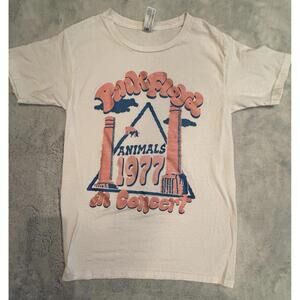 Pink Floyd Animals 1977 Concert Graphic T-Shirt Reprint Yazbek Midweight S